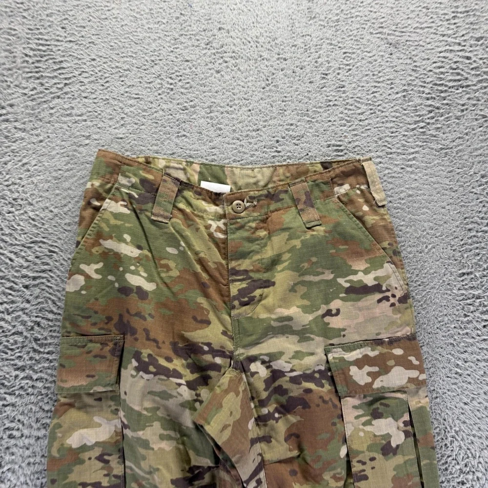 US Army Pant Men M(32x31) Green Camo Ripstop Cargo Jogger Tapered Combat Uniform